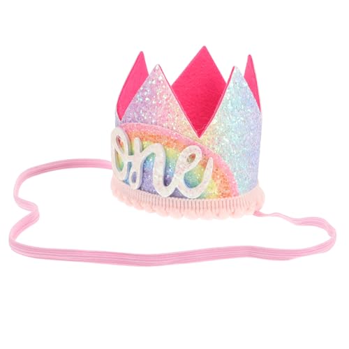 OFFIGAM Bunte Geburtstagskrone Stirnband mit Zahl Regenbogen Glitzer Krone Hut für Jungen Mädchen Party Fotorequisite Bequem Langlebig OFFIGAM Bunte Geburtstagskrone Stirnband mit Zahl Regenbogen Glitzer Krone Hut für Jungen Mädchen Party Fotorequisite Bequem Langlebig von OFFIGAM