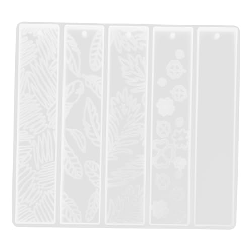 OFFIGAM DIY Silikon Lesezeichen Form Quadratische Epoxidharz Gießform für Kreative Bastelprojekte Geeignet für Handmade Lesezeichen und Mehr für und Dekorationen von OFFIGAM
