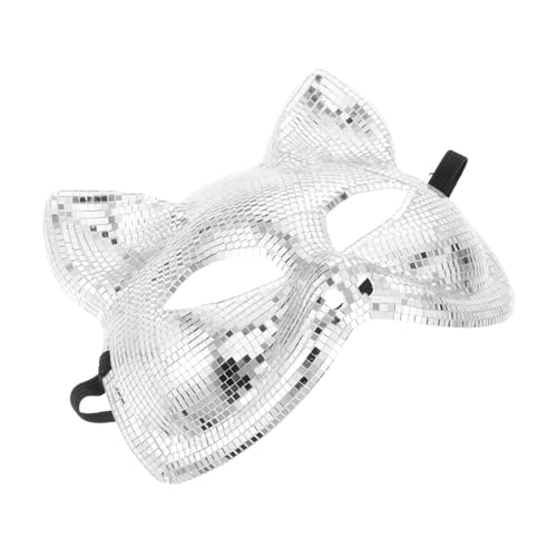 OFFIGAM Disco Katzen Gesichtsmaske Discokugel Kostüm Für Damen Discokugel Kostüme Discokugel Kostüm Für Erwachsene Fuchsmaske Dj Maske Strass Maskenball Maske Für Damen Tier OFFIGAM Disco Katzen Gesichtsmaske Discokugel Kostüm Für Damen Discokugel Kostüme Discokugel Kostüm Für Erwachsene Fuchsmaske Dj Maske Strass Maskenball Maske Für Damen Tier von OFFIGAM