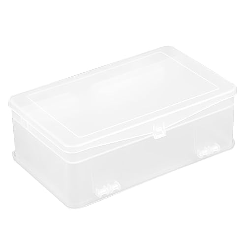 OFFIGAM Doppelter Lagerbehälter für Nagelwerkzeuge Transparente Sortierbox mit Deckel Lagig für Kosmetikaufbewahrung und Zubehör für Nagellack und Nagelzubehör OFFIGAM Doppelter Lagerbehälter für Nagelwerkzeuge Transparente Sortierbox mit Deckel Lagig für Kosmetikaufbewahrung und Zubehör für Nagellack und Nagelzubehör von OFFIGAM