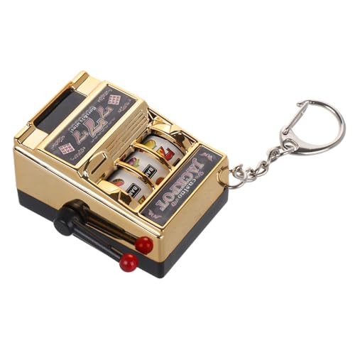 OFFIGAM Glückspielautomaten Schlüsselanhänger Süßer Cartoon Schlüsselbund für Taschen Geldbörsen Kreative Vegas Partygeschenke mit Fröhlichem Obstmaschinen Design von OFFIGAM