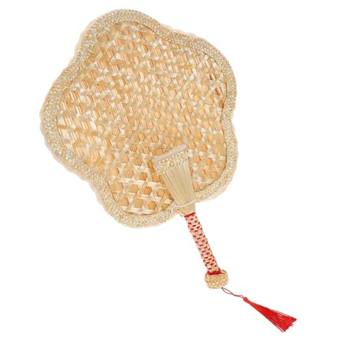 OFFIGAM Handgefertigter Chinesischer Fächer aus Weidengewebe Vintage Woven Summer Fan für Wanddekoration Partys und Strand Zufälliger Stil OFFIGAM Handgefertigter Chinesischer Fächer aus Weidengewebe Vintage Woven Summer Fan für Wanddekoration Partys und Strand Zufälliger Stil von OFFIGAM