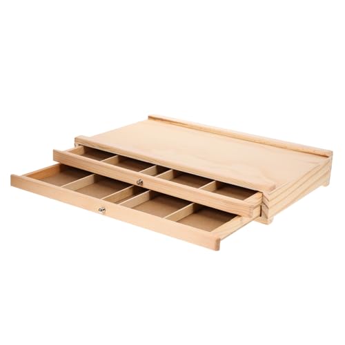 OFFIGAM Holzstift Organizer Halter mit Doppelschichten Multifunktionaler Pinsel und Stifthalter für Schreibtischaufbewahrung für Künstler und Bastler und Waschbar OFFIGAM Holzstift Organizer Halter mit Doppelschichten Multifunktionaler Pinsel und Stifthalter für Schreibtischaufbewahrung für Künstler und Bastler und Waschbar von OFFIGAM