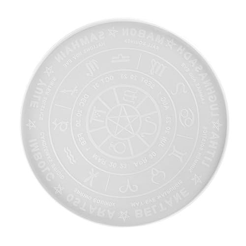 OFFIGAM Konstellationskompassform dein Würfelformschale Backen ovale Schalenform Wachsschmelzformen Inlay Dekoration Kieselgel Weiß von OFFIGAM