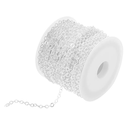 OFFIGAM Kupfer Gliederkette für Schmuckherstellung Glatte Oberfläche Starke DIY Kette für Kleidung Armband Anhänger Zubehör OFFIGAM Kupfer Gliederkette für Schmuckherstellung Glatte Oberfläche Starke DIY Kette für Kleidung Armband Anhänger Zubehör von OFFIGAM