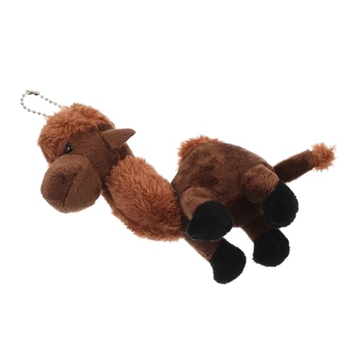 OFFIGAM Kuschelweicher Kamel Schlüsselanhänger Für Taschen Plüsch Kamel Puppe Niedlicher Anhänger Für Junge Mädchen Für Geburtstagsfeiern Dekoration in Kinderzimmern von OFFIGAM