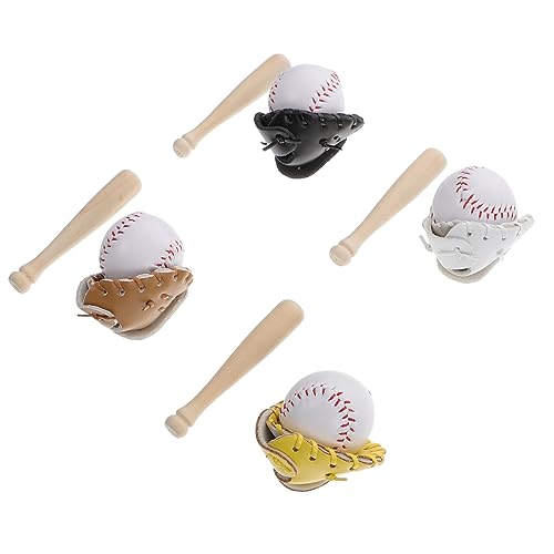 OFFIGAM Mini-Baseball-Set- Schlüsselanhänger Baseball-Anzug Schlüsselanhänger Dekorationen Für Jungen Und Mädchen von OFFIGAM
