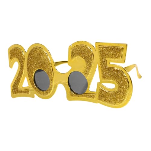 OFFIGAM Neujahrs-partybrille aus Robustem Pc-material Stylische Gerade Form mit Linse Auffälliges Silvester-accessoire für Festival Fotos und Mottofeiern Trendiges Partybrillen-deko OFFIGAM Neujahrs-partybrille aus Robustem Pc-material Stylische Gerade Form mit Linse Auffälliges Silvester-accessoire für Festival Fotos und Mottofeiern Trendiges Partybrillen-deko von OFFIGAM