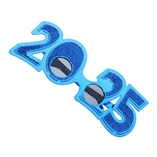 OFFIGAM Party Brille mit Gläsern Lustige Year Photo Prop Leichte und Kompakte Brille für Silvester Karneval Fasching und Feierlichkeiten OFFIGAM Party Brille mit Gläsern Lustige Year Photo Prop Leichte und Kompakte Brille für Silvester Karneval Fasching und Feierlichkeiten von OFFIGAM