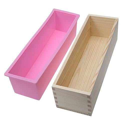 OFFIGAM Rechteckige Holz Seifenform DIY Langlebige Geruchsfreie Gießform Leicht zu Reinigen für Handgemachte Seifen für Täglichen Gebrauch Zuhause Klein OFFIGAM Rechteckige Holz Seifenform DIY Langlebige Geruchsfreie Gießform Leicht zu Reinigen für Handgemachte Seifen für Täglichen Gebrauch Zuhause Klein von OFFIGAM