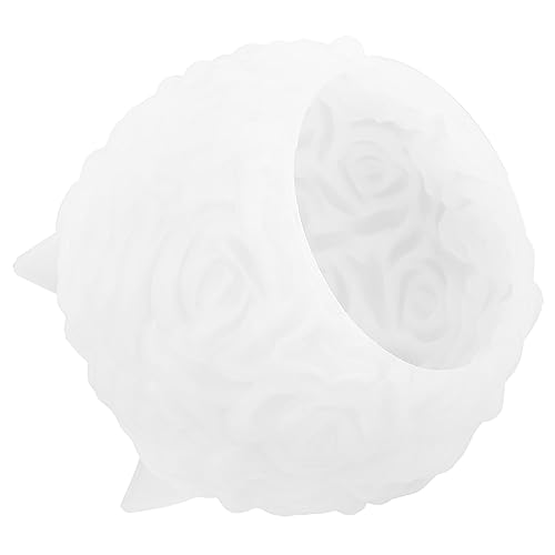 OFFIGAM Rosenkugel Silikonform für DIY Rosenblüten Gießform Valentinstag für Duftkerzen und Seifenherstellung von OFFIGAM