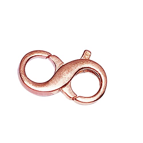 OFFIGAM Silber Karabiner Verschluss für DIY Schmuck Doppelte Öffnung für Armbänder und Reparaturen Roségold Beschichtet Förmiger Mechanismus Vielseitig Einsetzbar OFFIGAM Silber Karabiner Verschluss für DIY Schmuck Doppelte Öffnung für Armbänder und Reparaturen Roségold Beschichtet Förmiger Mechanismus Vielseitig Einsetzbar von OFFIGAM