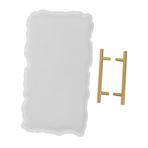 OFFIGAM Silikon Tray Form mit Griffen Rechteckige Harz Gießform für Epoxidharz Diy Schmuckhalter Weiches Silikon Detailreiche Kanten Basteln für Serviertablett und Wohnaccessoires OFFIGAM Silikon Tray Form mit Griffen Rechteckige Harz Gießform für Epoxidharz Diy Schmuckhalter Weiches Silikon Detailreiche Kanten Basteln für Serviertablett und Wohnaccessoires von OFFIGAM