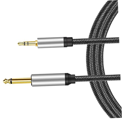 OFFIGAM Stereo Audio Kabel Trs Gitarrenkabel mit Vergoldeten Steckern für Mixer Gitarrenverstärker und Audiogeräte von OFFIGAM