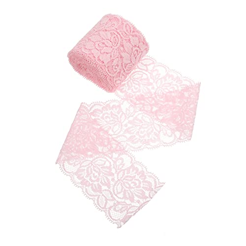 OFFIGAM Stretch-Spitze Spitze zum Basteln gestrickte Spitzenkanten Spitze überbacken Leinen nylongarn Spitzen-Accessoire Kleidung Spitzenbesatz elastischer Nähbesatz Spandex-Garn Rosa OFFIGAM Stretch-Spitze Spitze zum Basteln gestrickte Spitzenkanten Spitze überbacken Leinen nylongarn Spitzen-Accessoire Kleidung Spitzenbesatz elastischer Nähbesatz Spandex-Garn Rosa von OFFIGAM