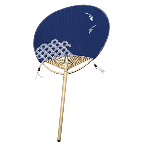 OFFIGAM Traditioneller Runder Fächer aus Bambus Japanischer Handfächer mit Vintage Muster für Tanz Hochzeiten und Home Dekoration Faltbarer Dekofächer mit Holzgriff für Sommeranlässe und OFFIGAM Traditioneller Runder Fächer aus Bambus Japanischer Handfächer mit Vintage Muster für Tanz Hochzeiten und Home Dekoration Faltbarer Dekofächer mit Holzgriff für Sommeranlässe und von OFFIGAM