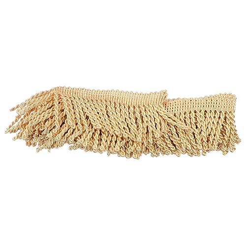 OFFIGAM Vorhang Spitzenfransen Cremefarbene Fransen Perlenbesatz Zum Nähen Hängend Trimmt Produkte Fransenbesatz Mit Quaste Schwarze Zierleiste Zum Nähen Polyester Golden OFFIGAM Vorhang Spitzenfransen Cremefarbene Fransen Perlenbesatz Zum Nähen Hängend Trimmt Produkte Fransenbesatz Mit Quaste Schwarze Zierleiste Zum Nähen Polyester Golden von OFFIGAM