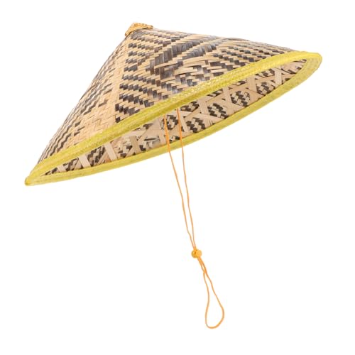OFFIGAM Woven Hut für Bühnenaufführungen Japanischer Samurai Stil Eleganter Sonnenschutz Atmungsaktives Design für Cosplay und Partys von OFFIGAM