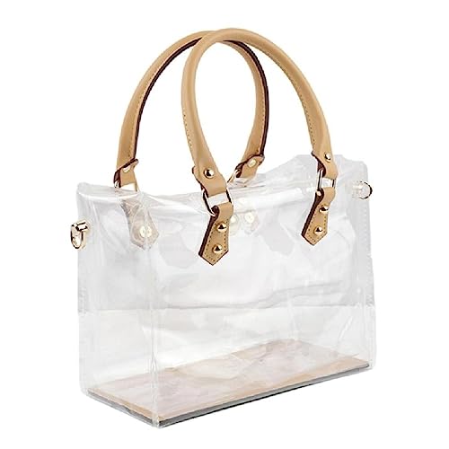 OFFILICIOUS Durchsichtige PVC DIY Tragetasche Handtasche Herstellung Taschen Handwerk Zubehör Werkzeugset Geburtstag Urlaub Tasche Herstellung OFFILICIOUS Durchsichtige PVC DIY Tragetasche Handtasche Herstellung Taschen Handwerk Zubehör Werkzeugset Geburtstag Urlaub Tasche Herstellung von OFFILICIOUS