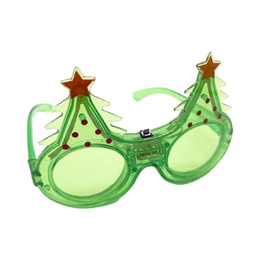 OFFILICIOUS Für Schmetterlingsknoten/Weihnachtsbaum/Rentier Brille LED Blitzbrille Weihnachtsfeier Geschenke Für Urlaubsgeschenke Glitzer Brille Für Damen Glitzer Brille Für Damen von OFFILICIOUS