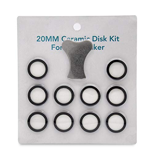 OFFPENSIG 11 Teiliges Mist Maker Wartungs Kit, Keramik Scheibe Teile Kits für Keramik Scheiben SchlüSsel für Maschinen von OFFPENSIG