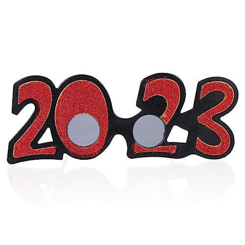 OFFSCH 1 Paar 2023 Digitale Brille Grad Brille Neujahrsparty Brillengestell 2023 Partybrille Neujahrsvorräte Partyzubehör Für Das Neue Jahr Abschlussbrille Geschenk Glasrahmen Cosplay Stk von OFFSCH