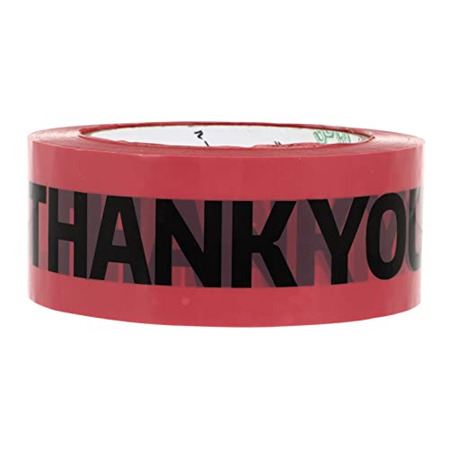 OFFSCH 1 Rolle Dekoratives Geschenkband Selbstklebendes Thank You Klebeband für DIY Leicht Abreißbar für und Verpackungen Hochwertiges Material Einfach zu Verwenden Transportieren von OFFSCH