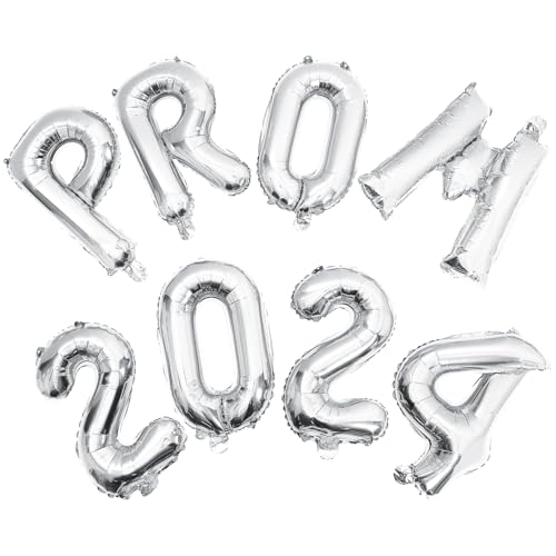 OFFSCH 1 Satz 2024 Luftballons Für Die Abschlussfeier Prom - Abschlussballons 2024 Luftballons Ballons Für Ballonbogen Großer Glückwunsch-abschlussballon Jumbo Aluminiumfolie Silver OFFSCH 1 Satz 2024 Luftballons Für Die Abschlussfeier Prom - Abschlussballons 2024 Luftballons Ballons Für Ballonbogen Großer Glückwunsch-abschlussballon Jumbo Aluminiumfolie Silver von OFFSCH