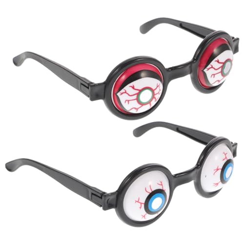 OFFSCH Lustige Partybrille Leuchtend Für Halloween Faschingsbrillen Scherzbrille Für Partys Tanzpartys Bühnenauftritte von OFFSCH