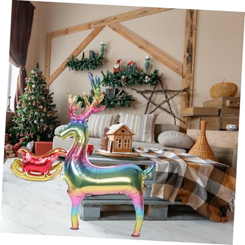 OFFSCH 1 Satz Elch-Ballon-Set Schlittenballons stehendes goldenes Rentier Weihnachtshirschballon Dekorationen Ornament große weihnachtliche Rentierballons Weihnachtsballon Aluminiumfolie OFFSCH 1 Satz Elch-Ballon-Set Schlittenballons stehendes goldenes Rentier Weihnachtshirschballon Dekorationen Ornament große weihnachtliche Rentierballons Weihnachtsballon Aluminiumfolie von OFFSCH