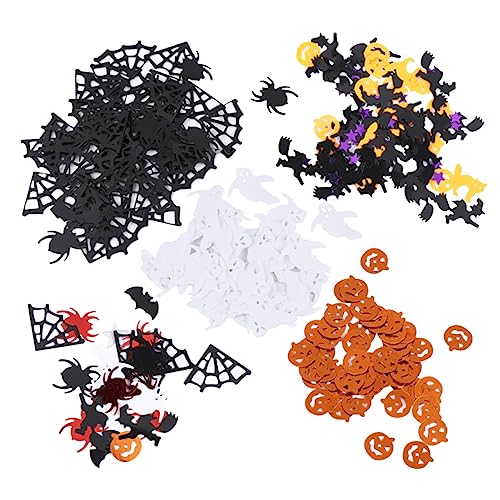 OFFSCH Wiederverwendbare Halloween-Dekorationen Fledermaus Geist Spinne und Kürbis Plastik-Konfetti für Partys OFFSCH Wiederverwendbare Halloween-Dekorationen Fledermaus Geist Spinne und Kürbis Plastik-Konfetti für Partys von OFFSCH