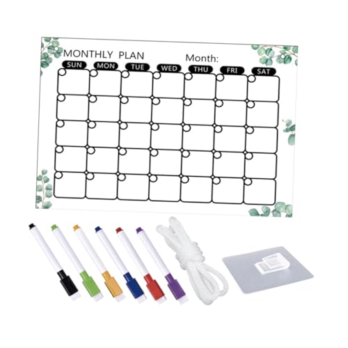 OFFSCH 1 Set Löschbare Monatliche Planungstafel Kleiner Wochenkalender Bürotafel Für Die Wand Wiederverwendbarer Notizblock Einkaufslistenblock Für Den Kühlschrank Monatskalender OFFSCH 1 Set Löschbare Monatliche Planungstafel Kleiner Wochenkalender Bürotafel Für Die Wand Wiederverwendbarer Notizblock Einkaufslistenblock Für Den Kühlschrank Monatskalender von OFFSCH