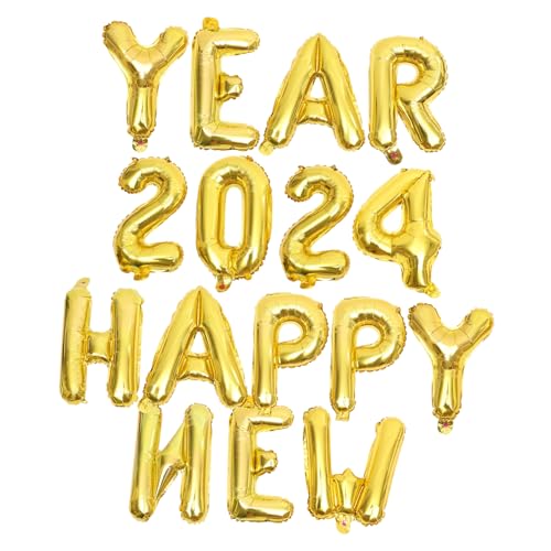 OFFSCH 2024 neue Jahr Feier Folie Ballons Set Aluminium Party Dekorationen Frohes Neues Jahr Ornamente OFFSCH 2024 neue Jahr Feier Folie Ballons Set Aluminium Party Dekorationen Frohes Neues Jahr Ornamente von OFFSCH