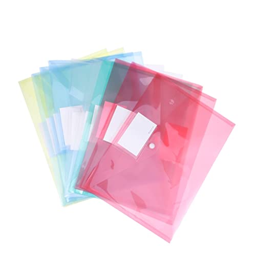 OFFSCH Dokumentenmappen fürs Büro 10 Stück Aktenhüllen im A4-Format Dokumenten-Organizer mit Druckknopf aus Kunststoff Dokumententasche buntes Ordner-Set OFFSCH Dokumentenmappen fürs Büro 10 Stück Aktenhüllen im A4-Format Dokumenten-Organizer mit Druckknopf aus Kunststoff Dokumententasche buntes Ordner-Set von OFFSCH