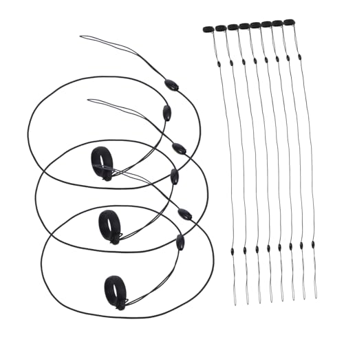 OFFSCH 10stücke Pack Anti-verlust Elastischer Lanyard Stifthalter Mit Silikonring Für Bürobedarf Klemmbretter Notizbücher Zeitschriften von OFFSCH