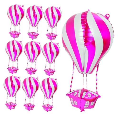 OFFSCH 10 Stück Teiliges Heißluftballon Folienballons Aluminiumfolie Farbintensiv und Formbeständig Kindgerechte Geburtstagsdeko Festliche Partydekoration für Weihnachten Halloween OFFSCH 10 Stück Teiliges Heißluftballon Folienballons Aluminiumfolie Farbintensiv und Formbeständig Kindgerechte Geburtstagsdeko Festliche Partydekoration für Weihnachten Halloween von OFFSCH