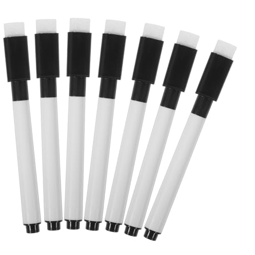 OFFSCH 10 Stück Whiteboard Marker mit Feiner Spitze Wasserbasierte Abwischbare Marker in Lebendigen Farben Magnetisch Haftend für Büro und Schule Umweltfreundliche Schwarze Schreibspitze von OFFSCH