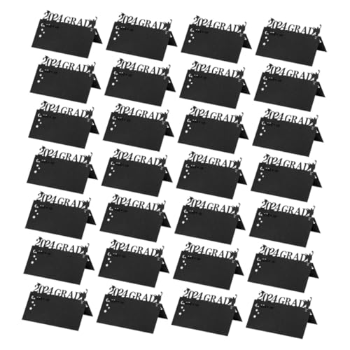 OFFSCH 100 Stck. Abschluss Platzkarten Schwarz Papier Tischkarten für Abschlussfeier Party Tischdekoration Namenskarten und Beschriftbar OFFSCH 100 Stck. Abschluss Platzkarten Schwarz Papier Tischkarten für Abschlussfeier Party Tischdekoration Namenskarten und Beschriftbar von OFFSCH