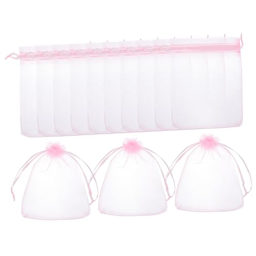 OFFSCH 100 Stück Kleine Geschenktüten mit Kordelzug Transparente Netzbeutel Wiederverwendbare Schmuck Bonbontaschen für Taufe Babyparty Hochzeit Party und Weihnachten OFFSCH 100 Stück Kleine Geschenktüten mit Kordelzug Transparente Netzbeutel Wiederverwendbare Schmuck Bonbontaschen für Taufe Babyparty Hochzeit Party und Weihnachten von OFFSCH