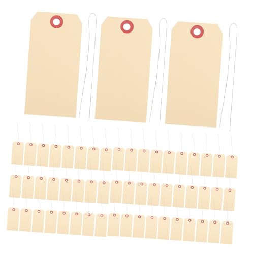 OFFSCH 100Stücke Manila Versandtags mit Draht Blanko für Verpackung Versand und Preisetikettierung Vielseitig Einsetzbar Einfache Handhabung OFFSCH 100Stücke Manila Versandtags mit Draht Blanko für Verpackung Versand und Preisetikettierung Vielseitig Einsetzbar Einfache Handhabung von OFFSCH