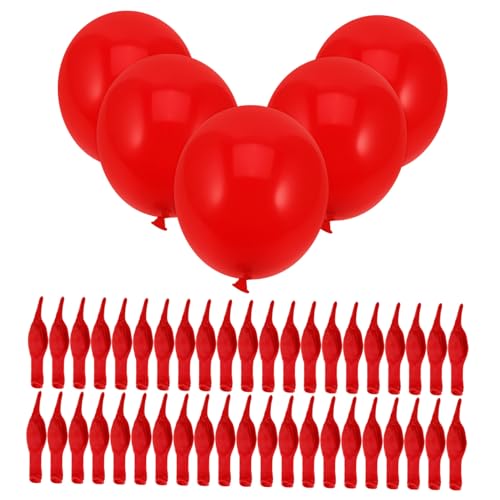 OFFSCH Happy Birthday Ballons 100 Stück rote Latexballons für Damenparty Festival Foto Requisite OFFSCH Happy Birthday Ballons 100 Stück rote Latexballons für Damenparty Festival Foto Requisite von OFFSCH