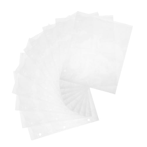 OFFSCH 10Stücke Transparente Innenseiten für Sammelkarten Austauschbare Kartenhüllen für Ordner Fotoansicht Flexibles Design für Optimale Organisation und Präsentation von OFFSCH