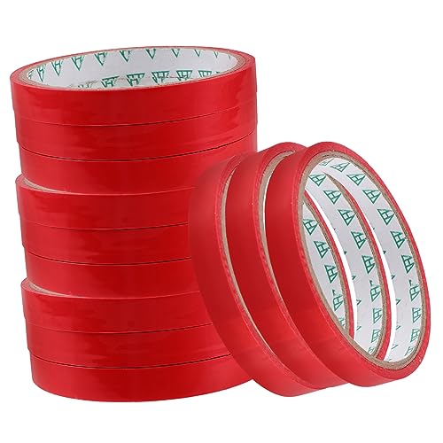 OFFSCH 12 Stück Beutelverschlussband Packbandrolle Verpackungsverschlussbänder Klebeband Beutelverschließer Supermarkt-bindemaschine OFFSCH 12 Stück Beutelverschlussband Packbandrolle Verpackungsverschlussbänder Klebeband Beutelverschließer Supermarkt-bindemaschine von OFFSCH