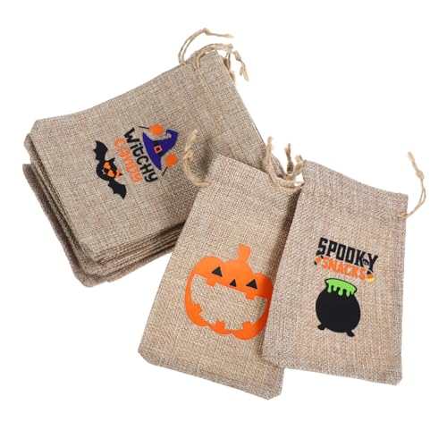 OFFSCH 12 Stück Halloween-party-leckerli-beutel, Tragbare Kordelzug-geschenktüten, Goodie-bags OFFSCH 12 Stück Halloween-party-leckerli-beutel, Tragbare Kordelzug-geschenktüten, Goodie-bags von OFFSCH