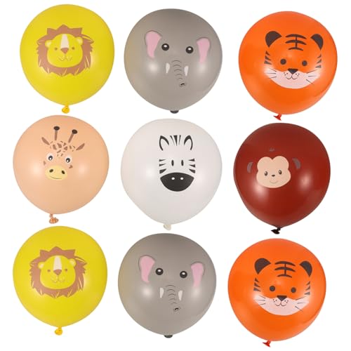 OFFSCH 12 Stück Latexballon Karikatur Luftballons mehrfarbig Dekorationen schwarze Tierballons lustige Geburtstagsballons Ballon mit Leopardenmuster Hasenballons Tigerballon Emulsion OFFSCH 12 Stück Latexballon Karikatur Luftballons mehrfarbig Dekorationen schwarze Tierballons lustige Geburtstagsballons Ballon mit Leopardenmuster Hasenballons Tigerballon Emulsion von OFFSCH