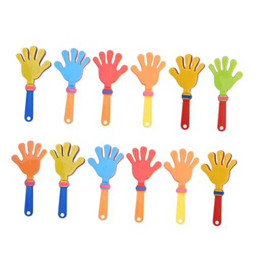 OFFSCH 12 Stück Teiliges Bunte Kunststoff Hand Clappers Noisemaker für Party Mitgebsel Leichtes Sicheres Klatschspielzeug zur Kindlicher Aufmerksamkeit und Entwicklung Zufällige Farbe OFFSCH 12 Stück Teiliges Bunte Kunststoff Hand Clappers Noisemaker für Party Mitgebsel Leichtes Sicheres Klatschspielzeug zur Kindlicher Aufmerksamkeit und Entwicklung Zufällige Farbe von OFFSCH