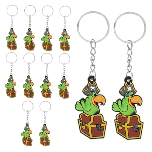 OFFSCH 12 Stück Teiliges Piraten Schlüsselanhänger Bunte Papagei Anhänger Vielseitig Nutzbar als Party Deko Mitgebsel Kindergeburtstag Halloween Zubehör für Piratenparty Taschen und OFFSCH 12 Stück Teiliges Piraten Schlüsselanhänger Bunte Papagei Anhänger Vielseitig Nutzbar als Party Deko Mitgebsel Kindergeburtstag Halloween Zubehör für Piratenparty Taschen und von OFFSCH