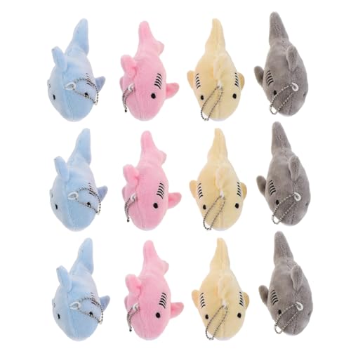 OFFSCH 12 Stück Teiliges Plüsch Schlüsselanhänger aus Weichem Material Niedliche Mini Hai Taschenanhänger für Rucksack Geldbörse und Meeres Motto Partydekoration Vielseitige Geschenkidee OFFSCH 12 Stück Teiliges Plüsch Schlüsselanhänger aus Weichem Material Niedliche Mini Hai Taschenanhänger für Rucksack Geldbörse und Meeres Motto Partydekoration Vielseitige Geschenkidee von OFFSCH
