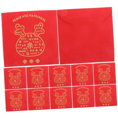OFFSCH 12 Stück Teiliges Rote Dragon Year Umschläge mit Goldprägung Kleine Geldumschläge für Neujahrsfeier Festliche Geldtaschen Dreier Mix Glücksbringer für Neujahrsversorgung OFFSCH 12 Stück Teiliges Rote Dragon Year Umschläge mit Goldprägung Kleine Geldumschläge für Neujahrsfeier Festliche Geldtaschen Dreier Mix Glücksbringer für Neujahrsversorgung von OFFSCH