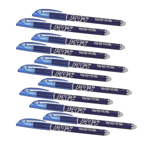 OFFSCH 12 Stück Teiliges Set Radierbare Stifte mit Blauer Wiederverwendbare Kugelschreiber für Schule Büro und Studium für Lehrer und Praktische Schreibutensilien OFFSCH 12 Stück Teiliges Set Radierbare Stifte mit Blauer Wiederverwendbare Kugelschreiber für Schule Büro und Studium für Lehrer und Praktische Schreibutensilien von OFFSCH